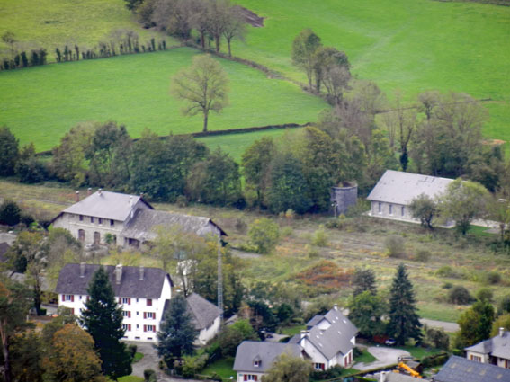 Vue de la gare de Bedous